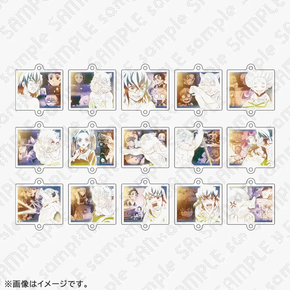 鬼滅の刃　隊士百景「嘴平伊之助」～絆アクリルチャーム15～（ランダム15種）