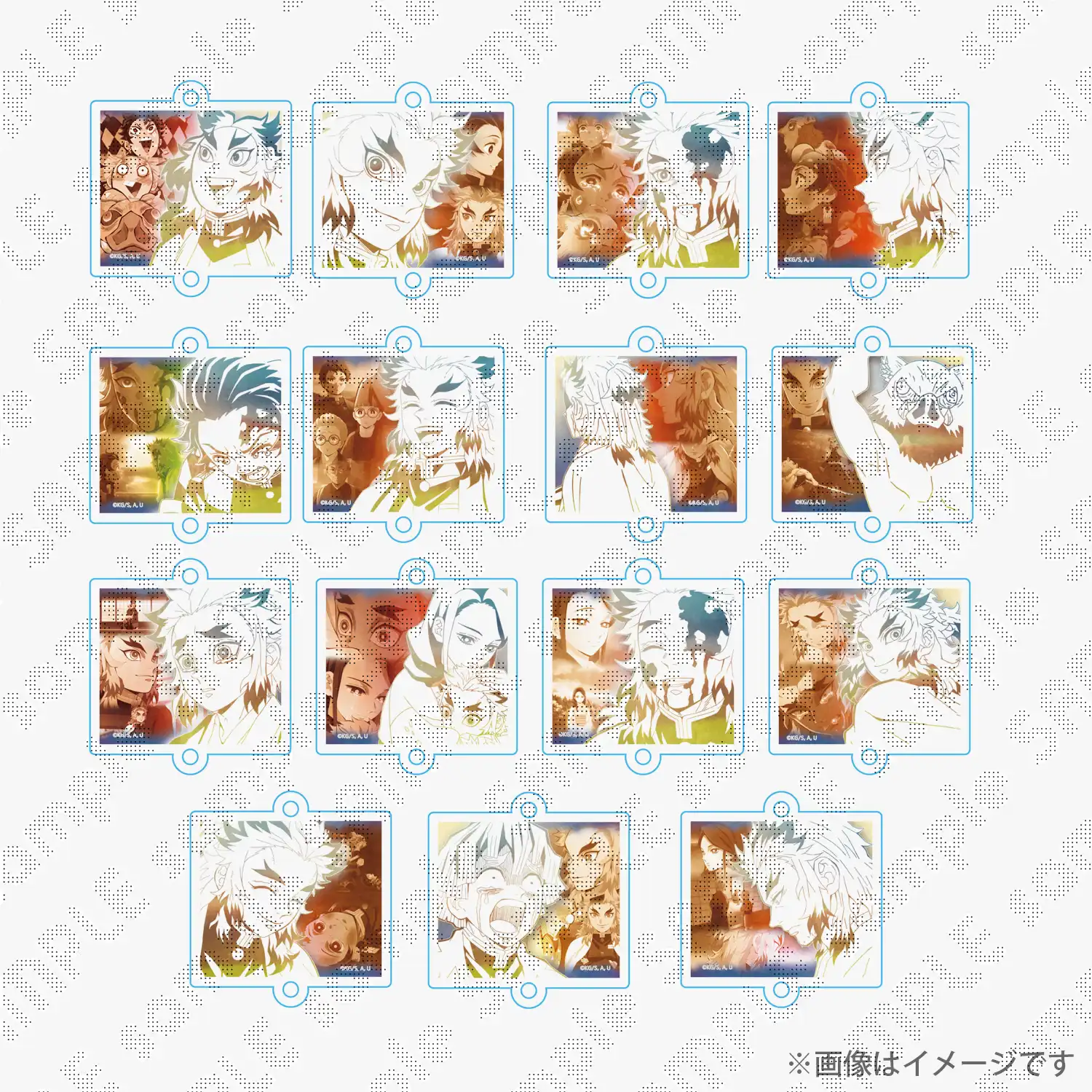 鬼滅の刃　柱百景「煉獄杏寿郎」～絆アクリルチャーム15～