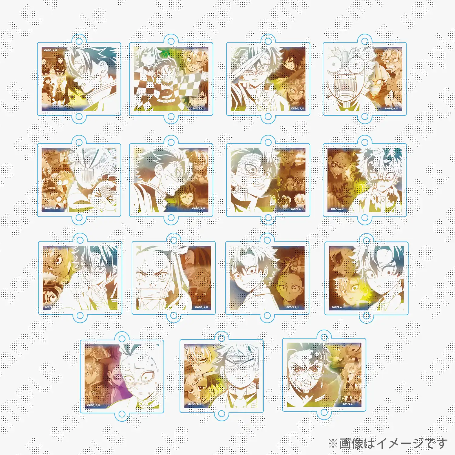 鬼滅の刃　柱百景～「不死川実弥」～絆アクリルチャーム15～