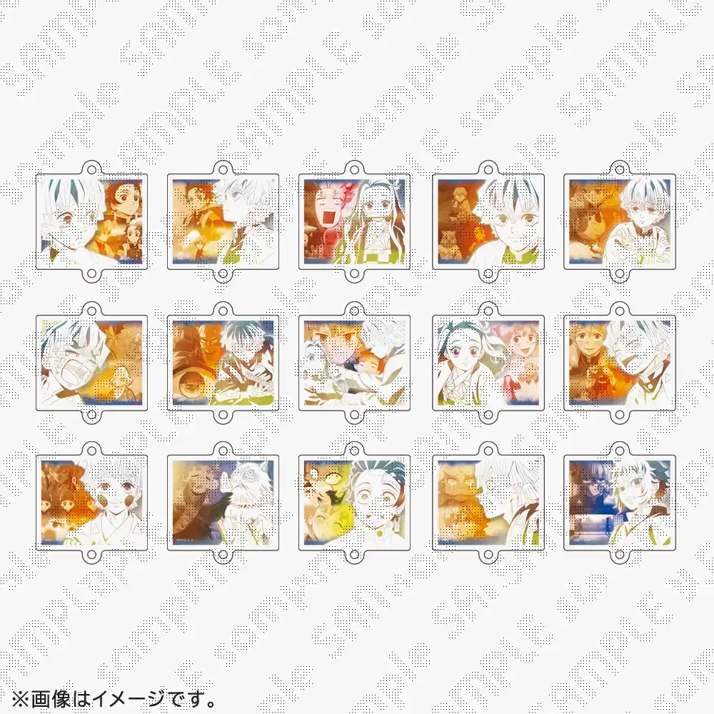 鬼滅の刃　隊士百景「我妻善逸」～絆アクリルチャーム15～（ランダム15種）