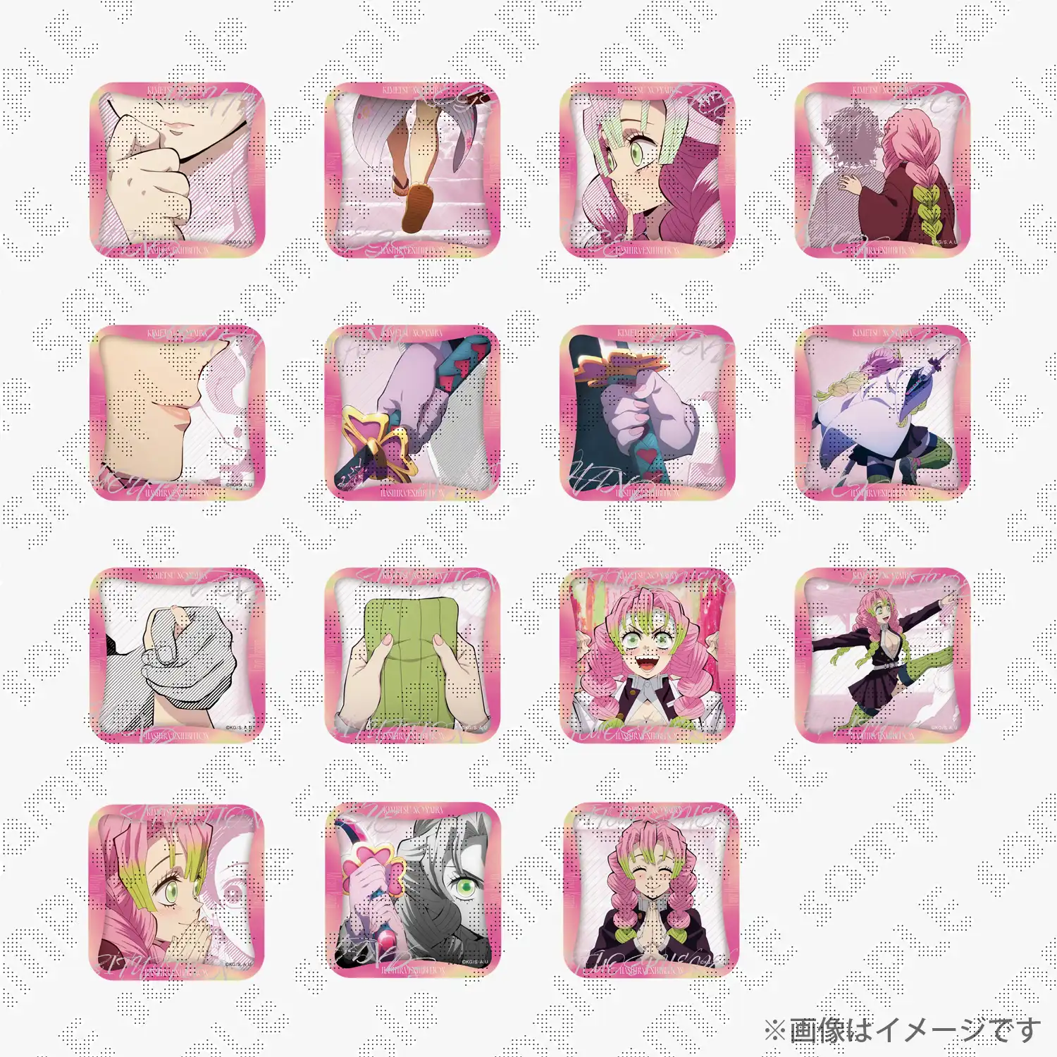 鬼滅の刃　柱百景「甘露寺蜜璃」～マニアック缶バッジ15～