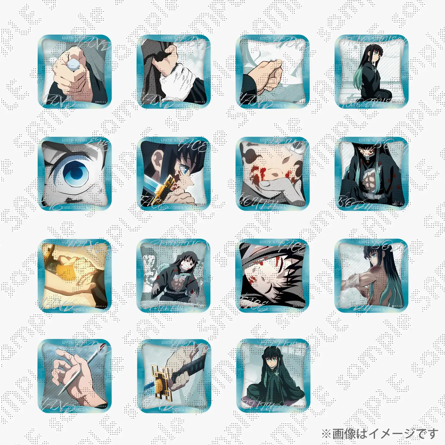 鬼滅の刃　柱百景「時透無一郎」～マニアック缶バッジ15～