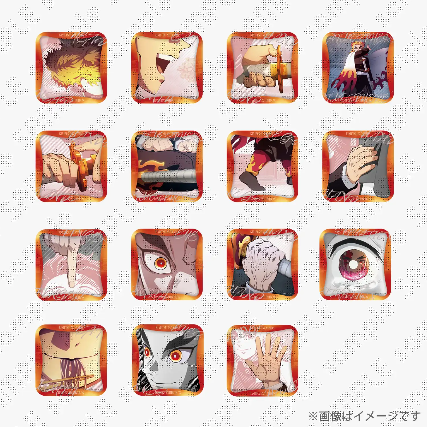 鬼滅の刃　柱百景「煉獄杏寿郎」～マニアック缶バッジ15～