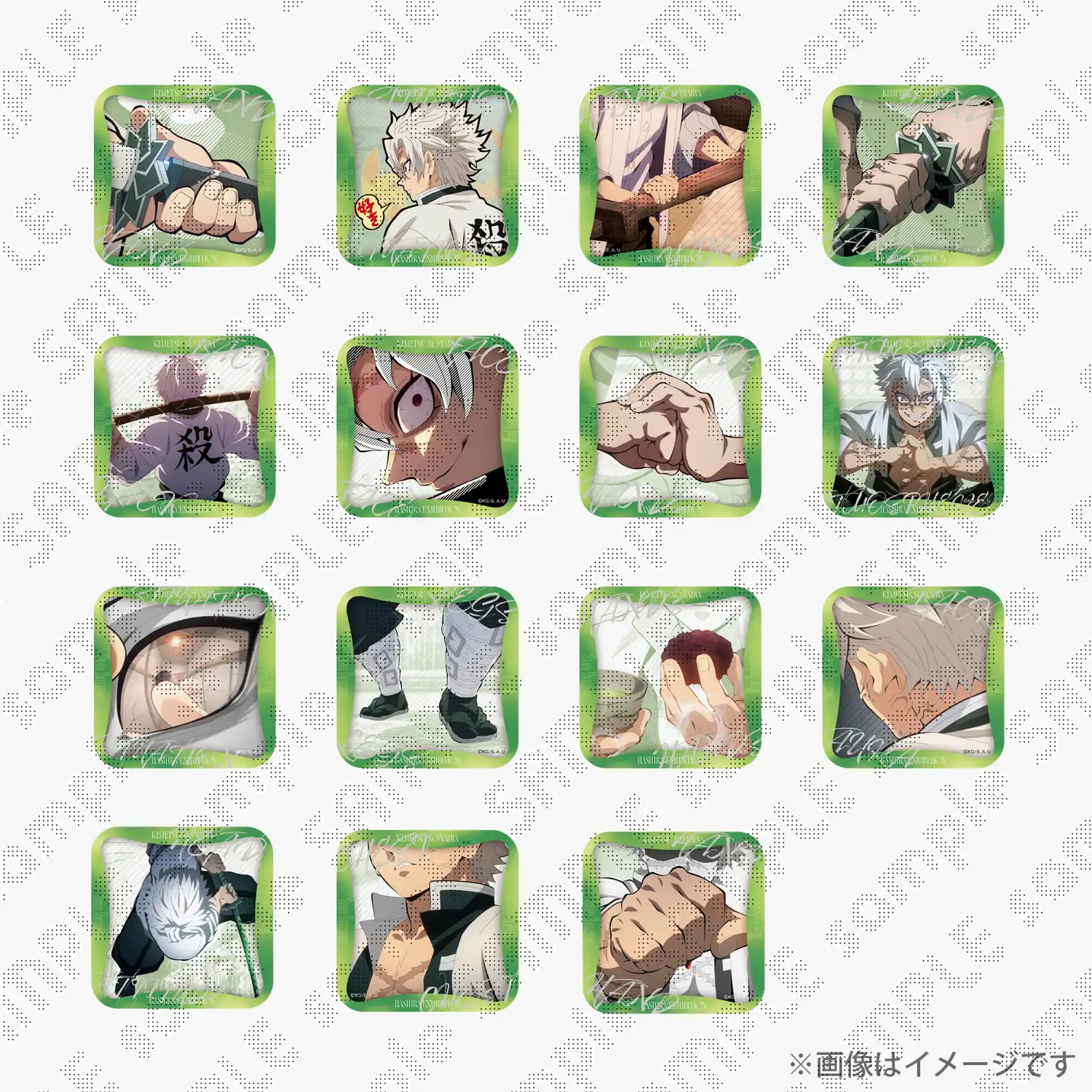 鬼滅の刃　柱百景「不死川実弥」～マニアック缶バッジ15～