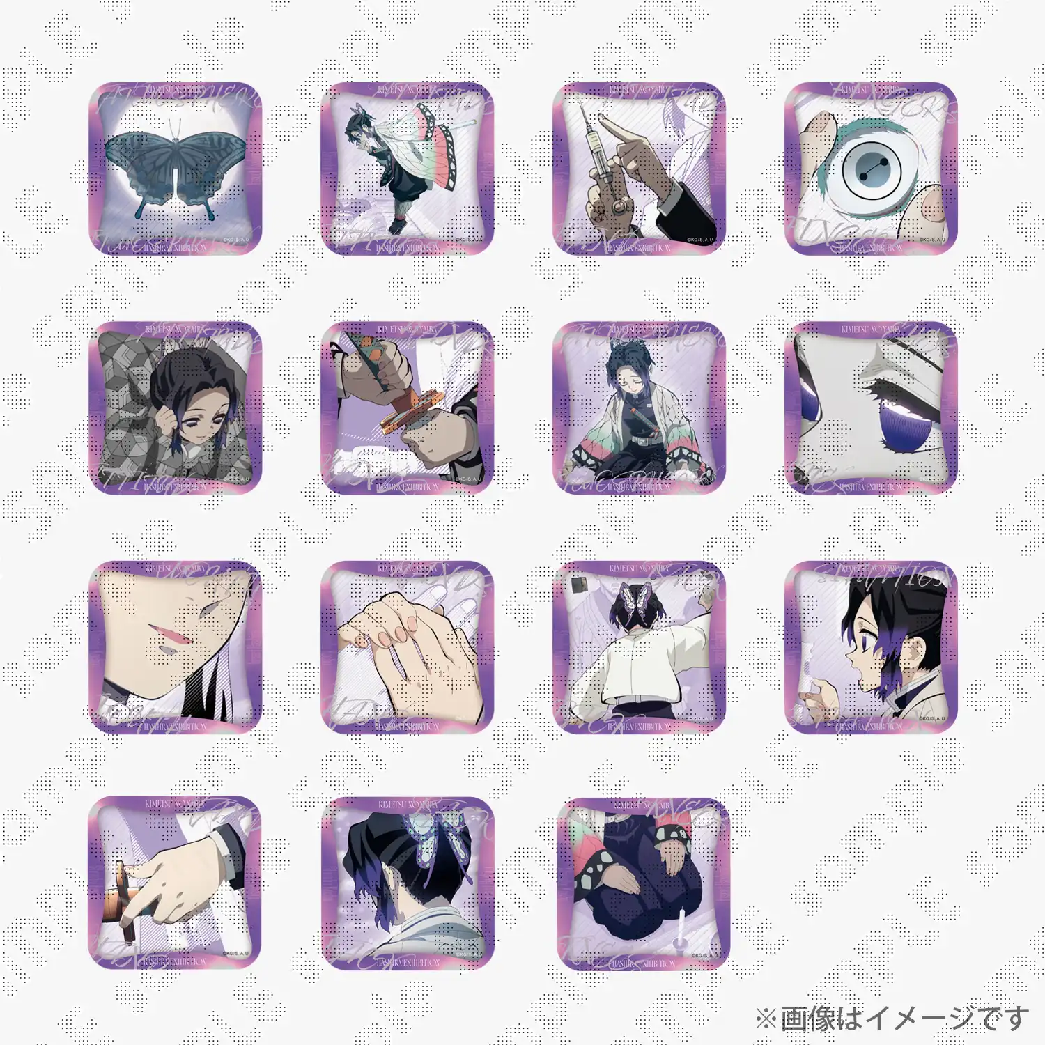 鬼滅の刃　柱百景「胡蝶しのぶ」～マニアック缶バッジ15～