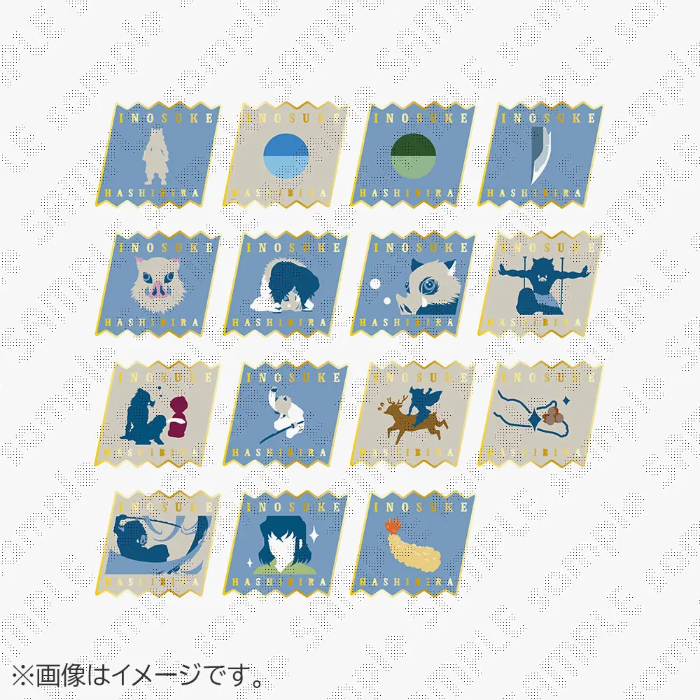 鬼滅の刃　隊士百景「嘴平伊之助」～コレクションピンズ15～（ランダム15種）