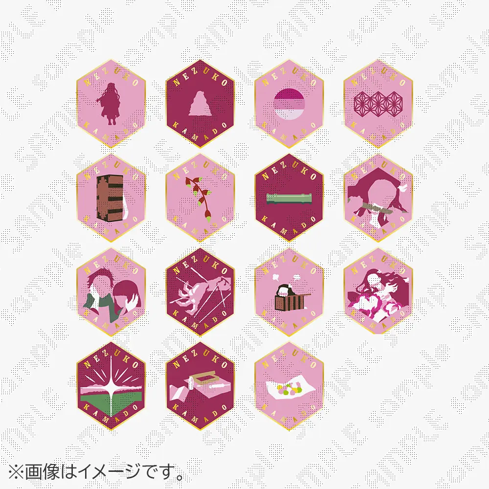 鬼滅の刃　隊士百景「竈門禰󠄀豆子」～コレクションピンズ15～（ランダム15種）