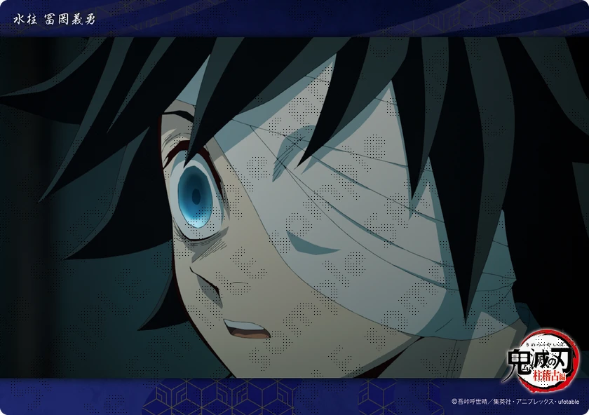 テレビアニメ「鬼滅の刃」「冨岡義勇」コレクションビッグクリアカード